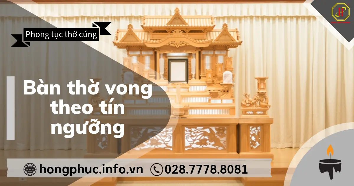 Bàn thờ vong theo tín ngưỡng