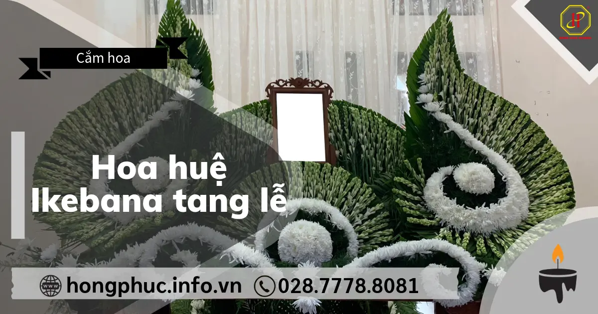 Hoa huệ Ikebana tang lễ