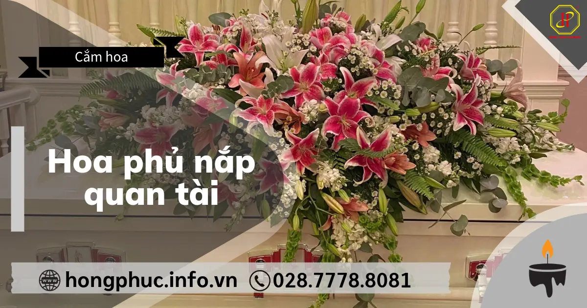 Hoa phủ nắp quan tài