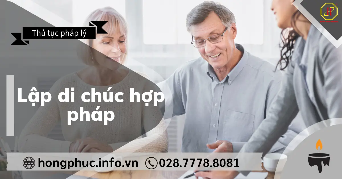 Lập di chúc hợp pháp
