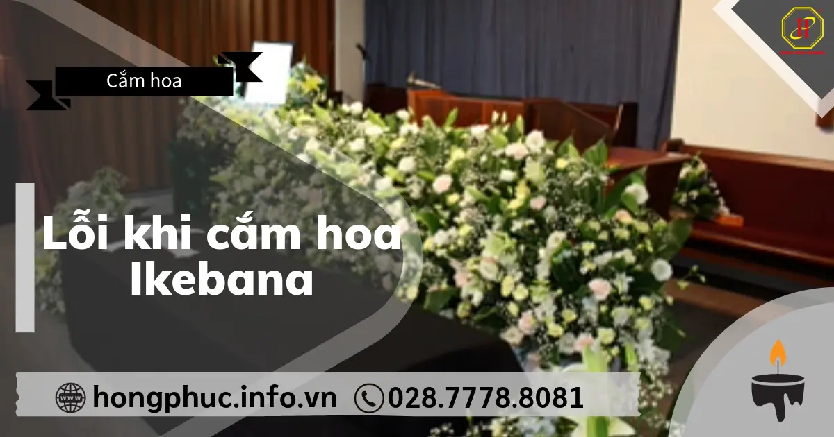 Lỗi khi cắm hoa Ikebana