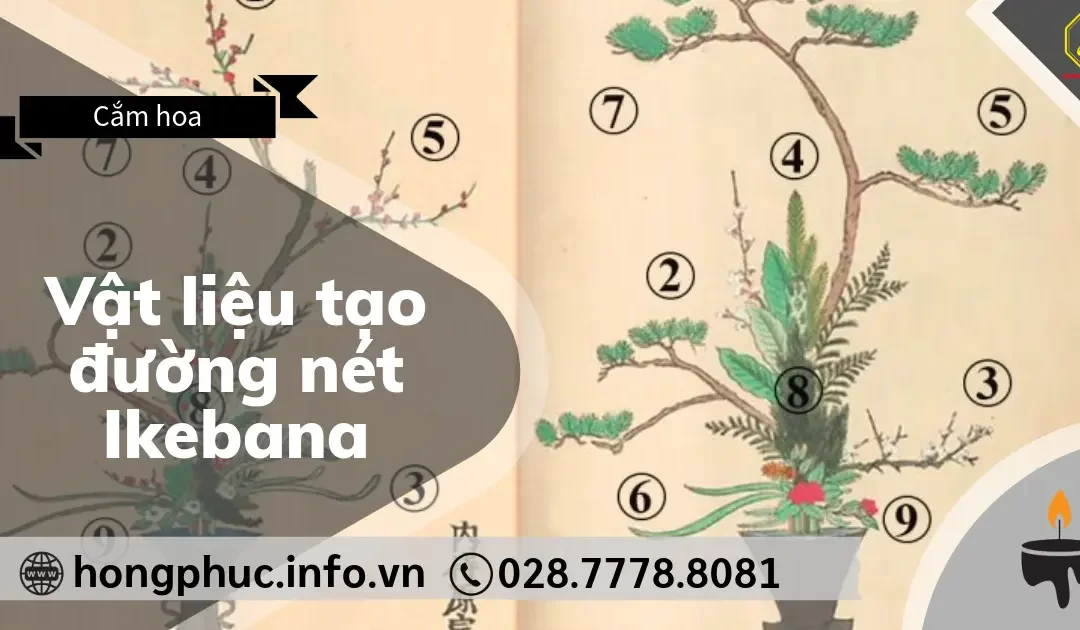 Vật Liệu Tạo Đường Nét Ikebana: Linh Hồn Từ Cành Khô và Lá Xanh