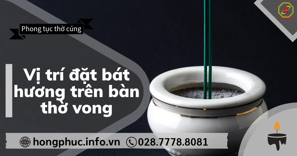 Vật phẩm cúng tế trên bàn thờ